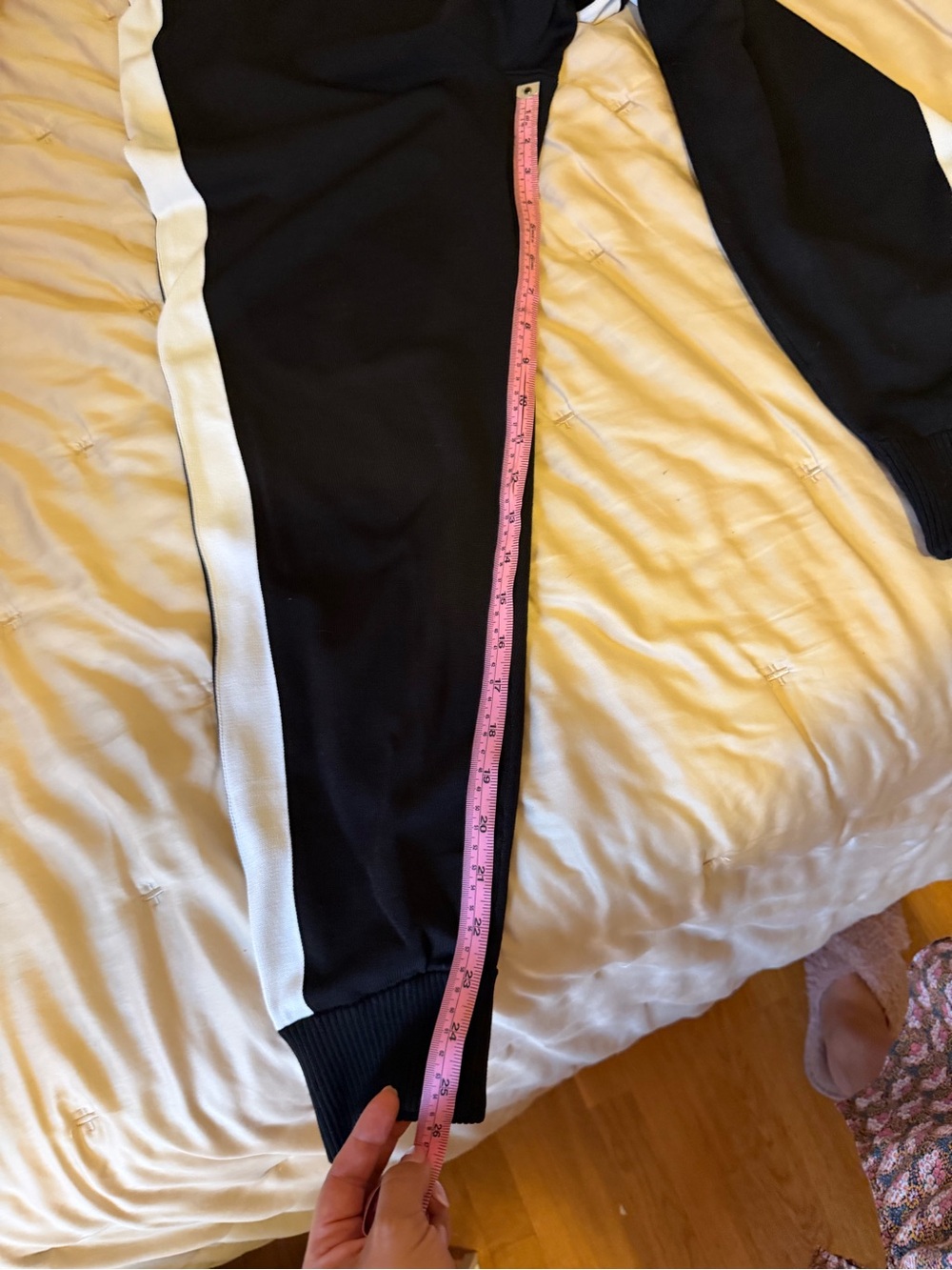 Gabrielle Union x NY&Co Black Track Joggers Striped Waist & Side Panel XS - Picture 10 of 11